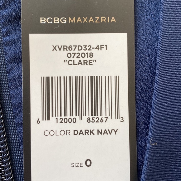 BCBGMAXAZRIA Clare Dress Dark Navy - Picture 11 of 11